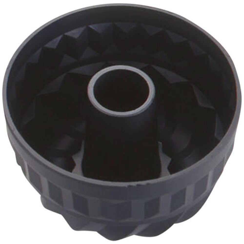 Tiger Crown 1256 Cake Pan, Black, 6.3 x 3.5 inches (159 x 88 mm), Black Kugrof Crown Mold, Aluminum, Fluorine Treatment, Heat Resistant up to 482°F (250°C)