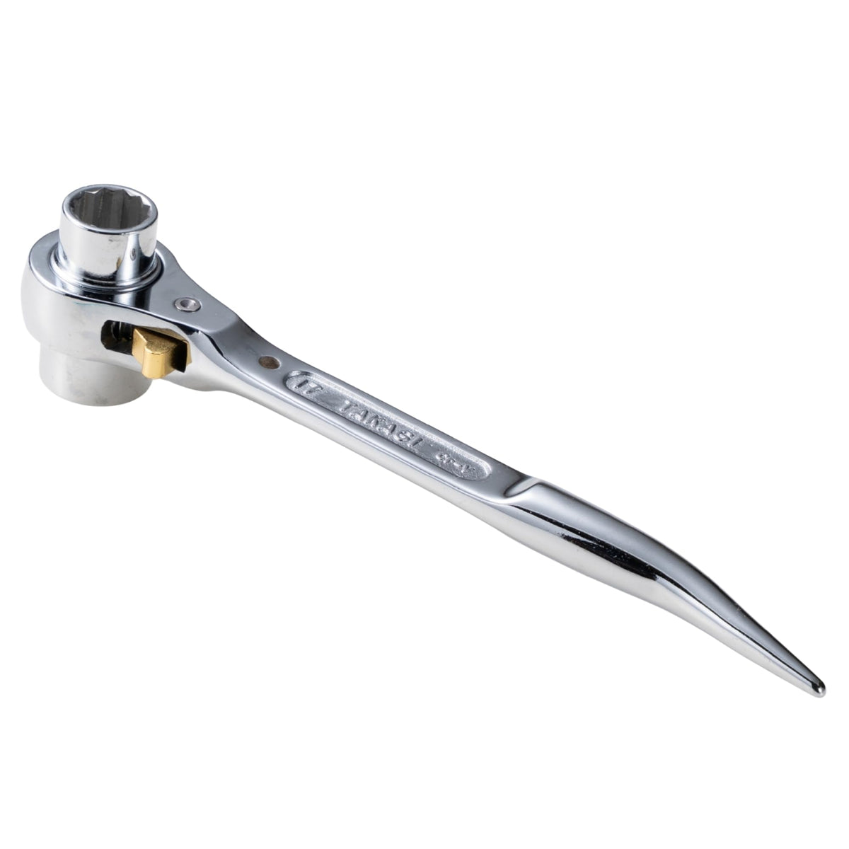 Takagi Mirror Short Double-Ended Ratchet with Curved Shino 0.7 x 0.8 inches (17 x 21 mm)