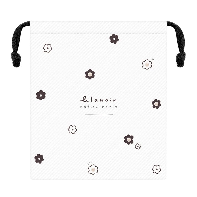 Camio Japan 229780 BLANOIR Daisy Drawstring Bag with Gusset