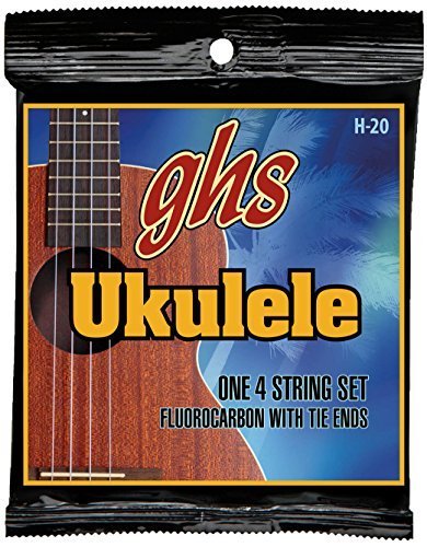 [GHS] Ukulele Strings Set of 20 (Clear huroroka-bon Strings Standard)