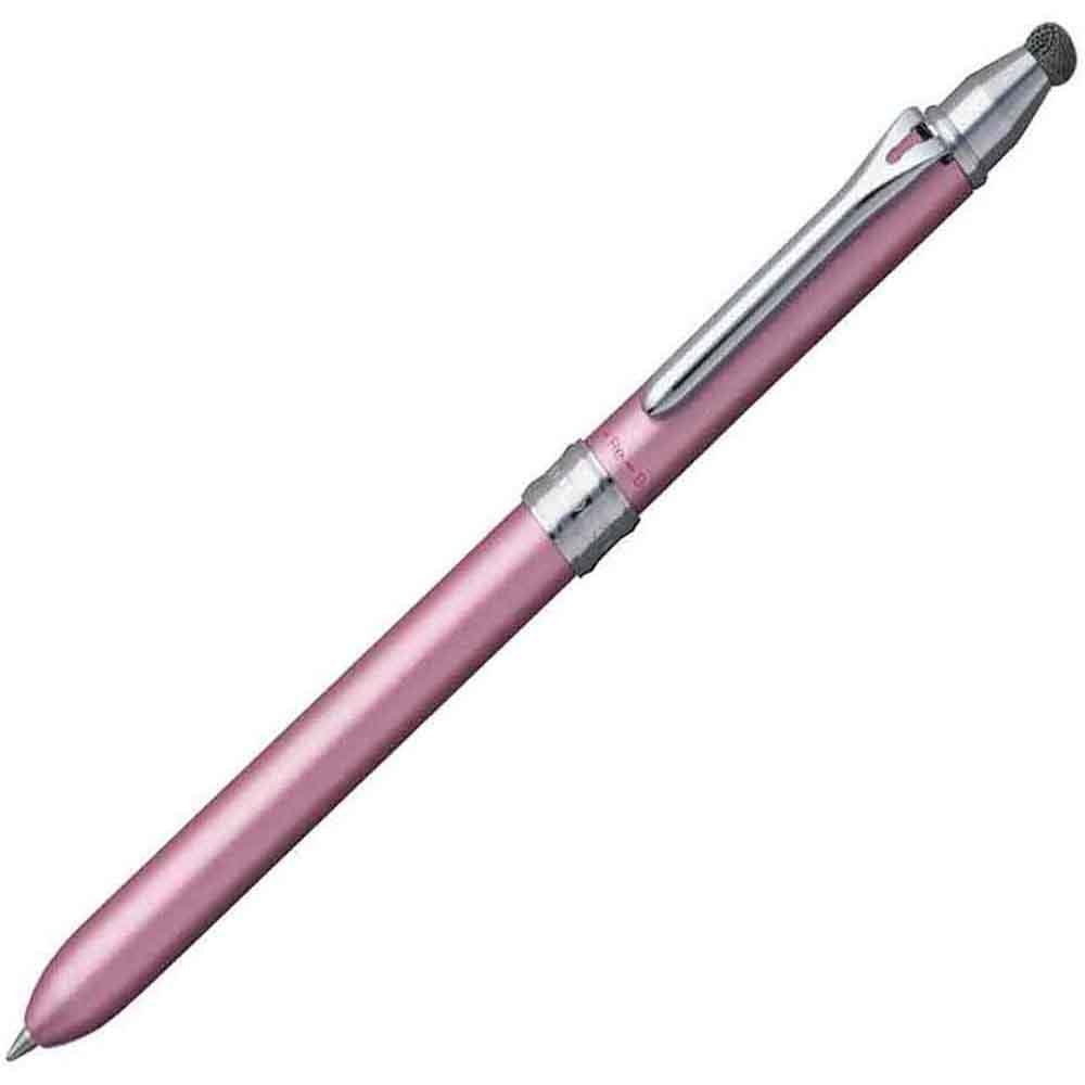 Platinum composite writing instrument pen + oil-based ballpoint pen black + red + blue Senshi Pink BWBT-2000 # 21