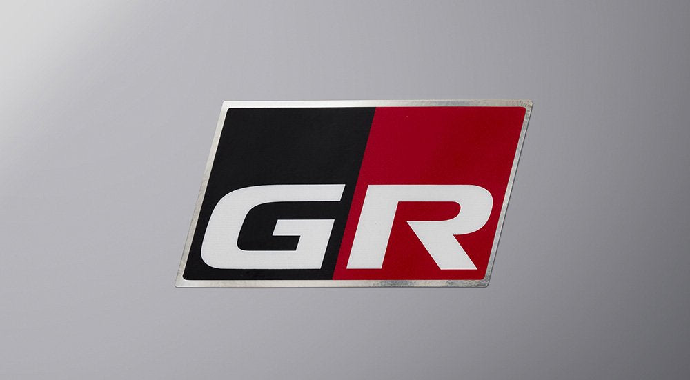 TRD Aqua NHP10 GR SPORT GR Discharge Tape (GR Logo Aluminum Tape), Large, MS373-00003