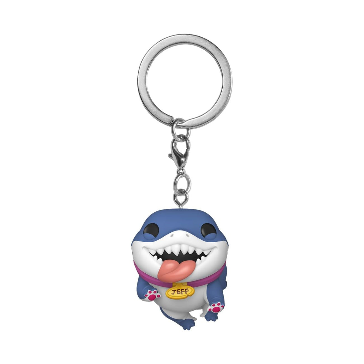 Funko Pop! Keychain: Marvel Rivals - Jeff the Land Shark - Marvel Rivals Novelty Keyring - Collectable Mini Figure - Stocking Filler - Gift Idea - Official Merchandise - Video Games Fans