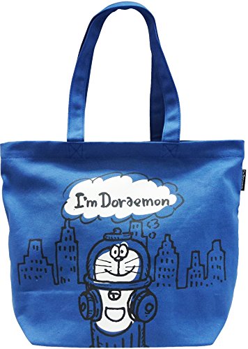 I'm Doraemon ヴxinte-zisiri-zu Tote Bag Street Blue