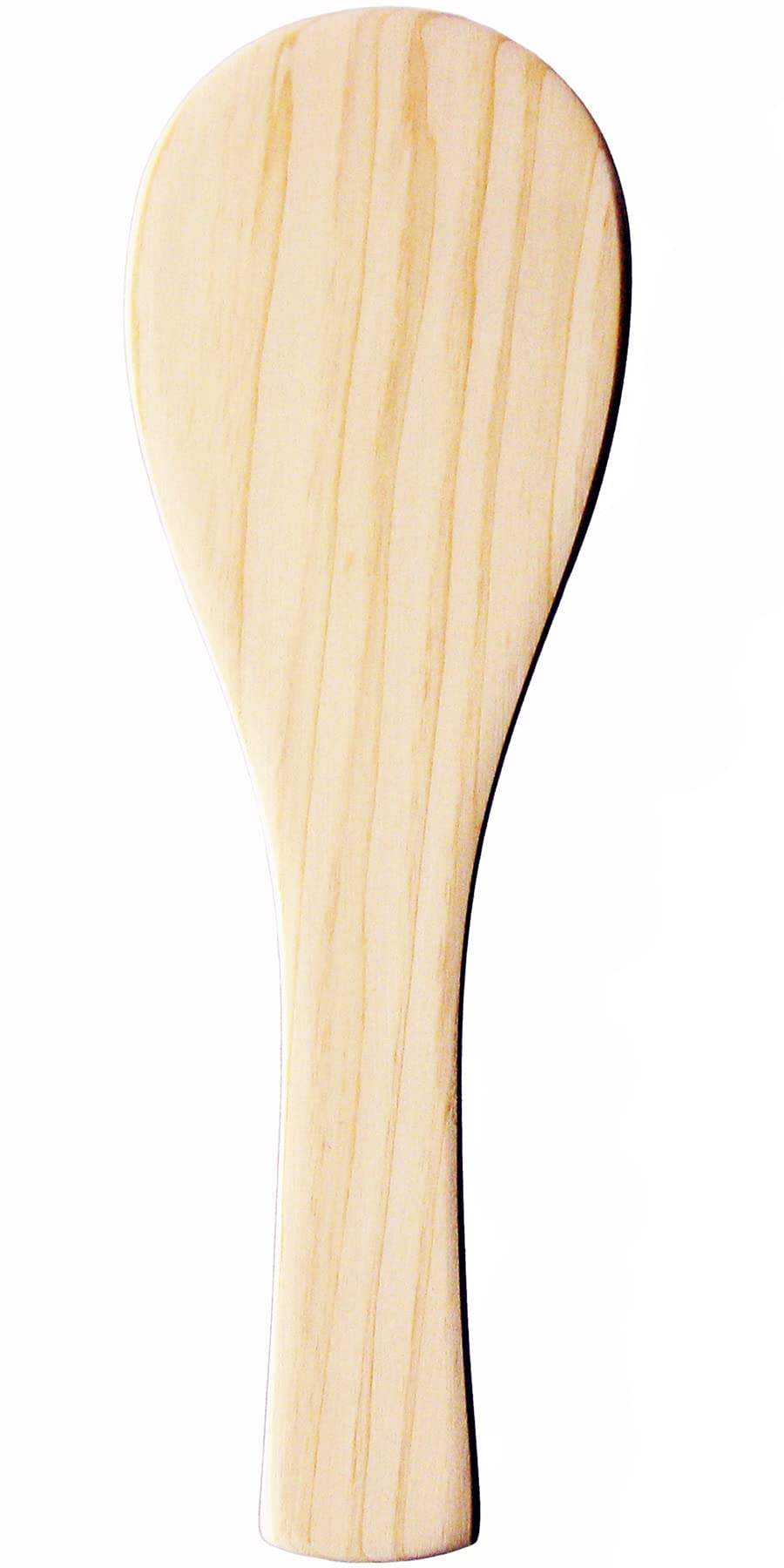 Nagao 16073-32 Hinoki Rice Scoop, Unpainted, 6.3 inches (16 cm), Wood, Made in Japan