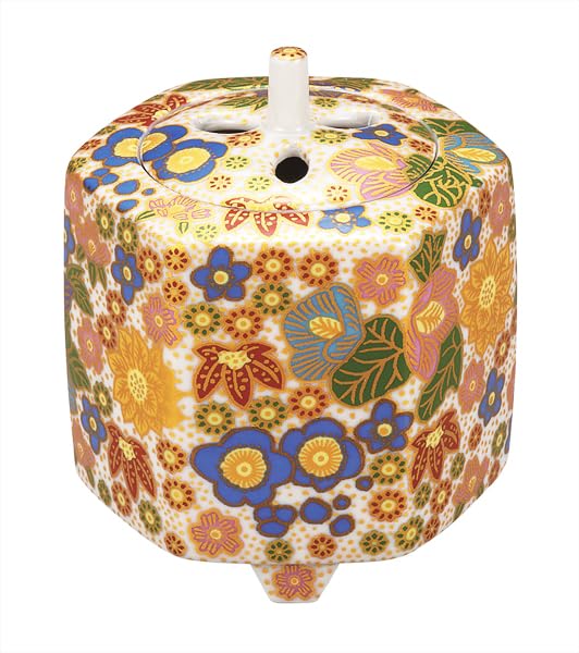 Kyutani Yakuya No. 3 Incense Burner and Flower Filled K9-1478