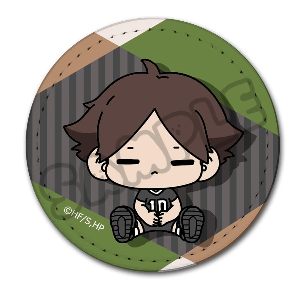 Haikyuu!! (Rintaro Kadona) Everyone Mocho-Kasakusen! Vol. 1 Leather Badge M H