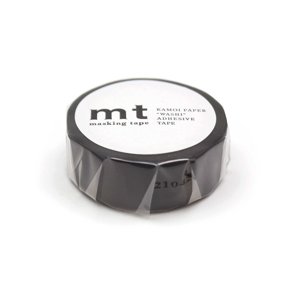 カモ井加工紙 Kamoi mt Masking Tape MT01P207R Matte Black │ Seal Masking Tape