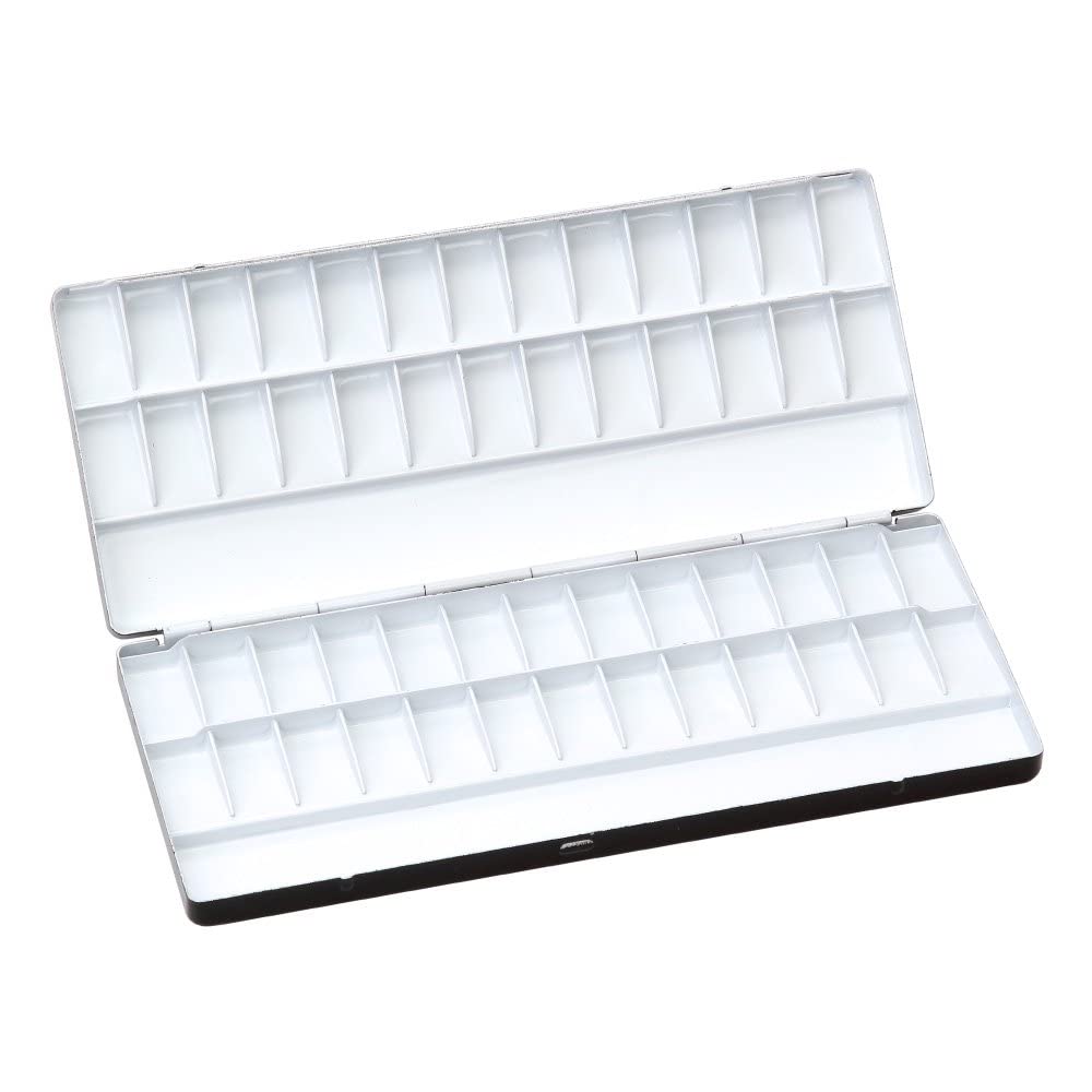 Holbein 210148 Aluminum Watercolor Palette No.70 52 Compartment