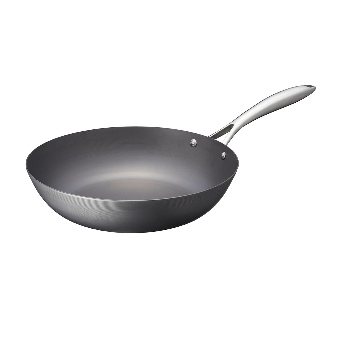 Vitacraft Super Iron Frying Pan, Wok Pan, 11.8 inches (30 cm), Black