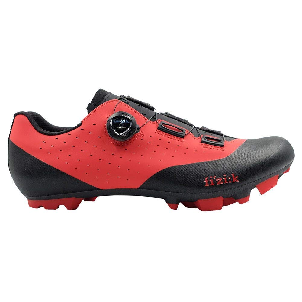Fizik R1 INFINITO Shoes, Red/Black, Size 37.5
