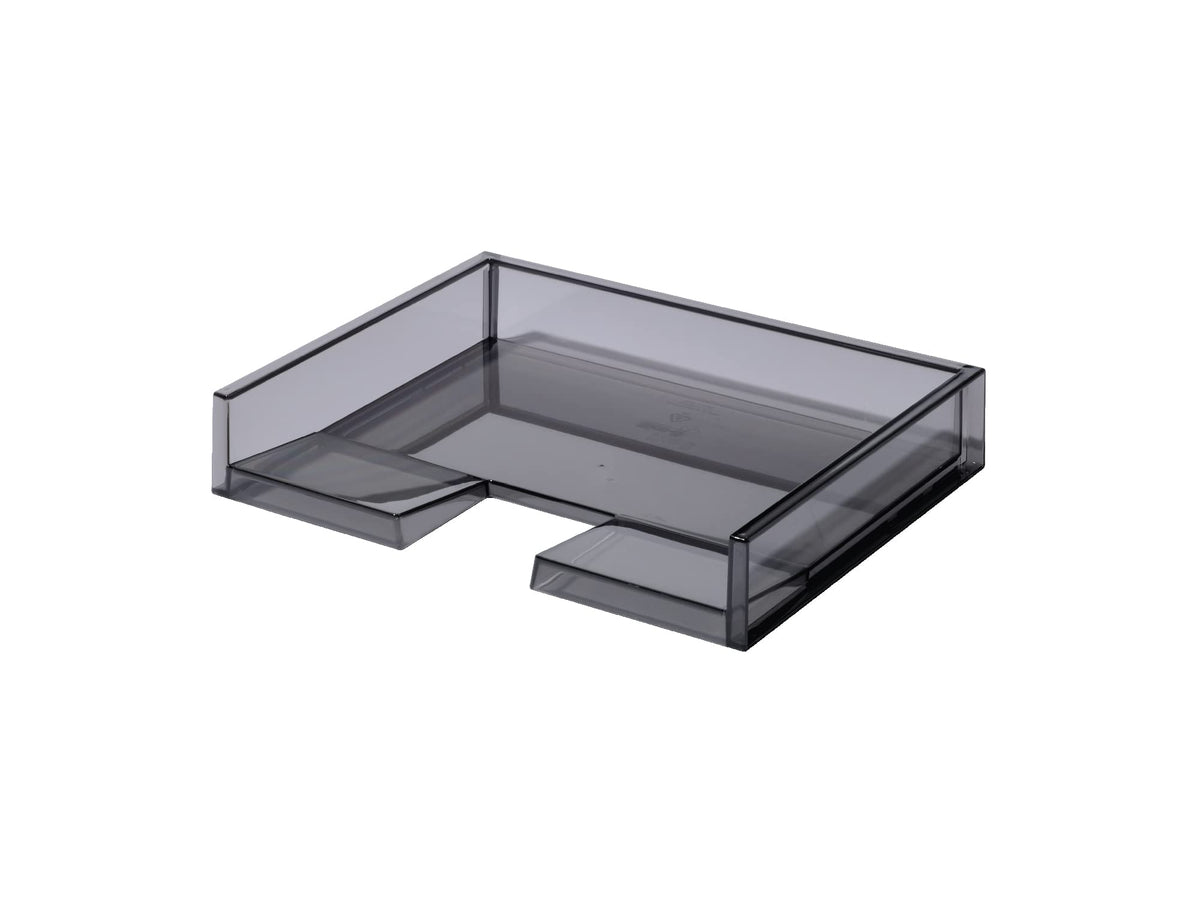 Like-it MX-20R Small Storage Desk Tray, A4, Horizontal Type, Width 13.2 x Depth 10.2 x Height 2.4 inches (33.7 x 25.8 x 6.2 cm), Black, Made in Japan