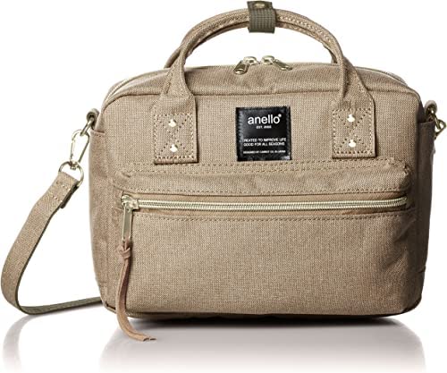 Anero POST ATC1223Z 2-Way Shoulder Bag, A5, Multiple Storage, Beige