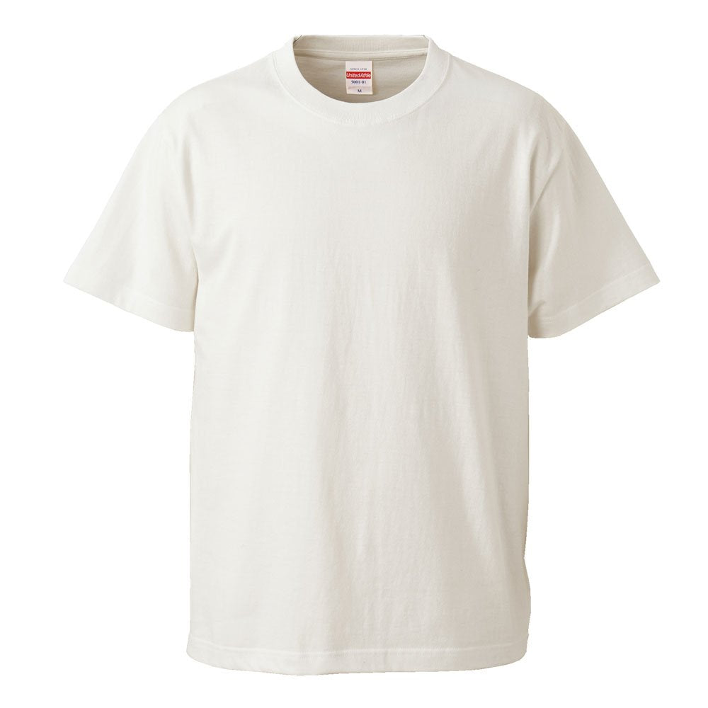 United Athle Men's 5.6oz. High-quality Tee XXL Vanilla White