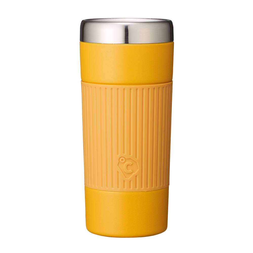 Doshisha OZFT260SYE Tumbler, Cold Under Freezing Temperature, ON℃ZONE, Vacuum Insulated, Yellow