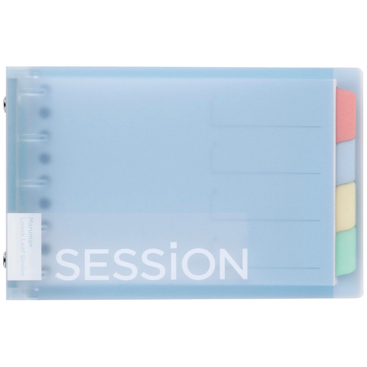Maruman FM310A-52A Loose Leaf Binder Session Mini Size, 5 Holes, Sora IRO