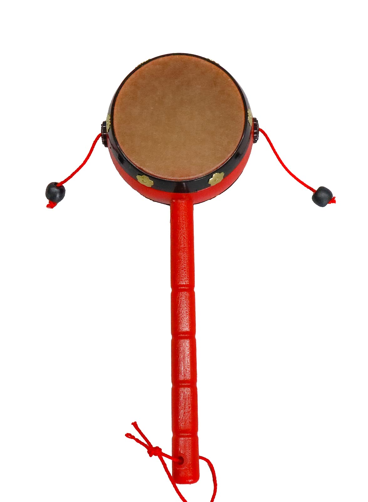 Traditional Wooden Toy Dentai Drums, Made in Japan