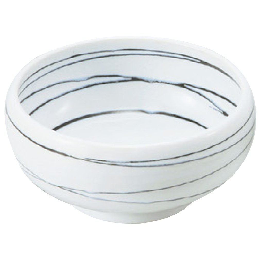 Yamasita Craft 11583740 White Tenme Uzu Tide, 6.0 Kamagami Bowl, 7.1 x 7.1 x 3.5 inches (18 x 18 x 9 cm)