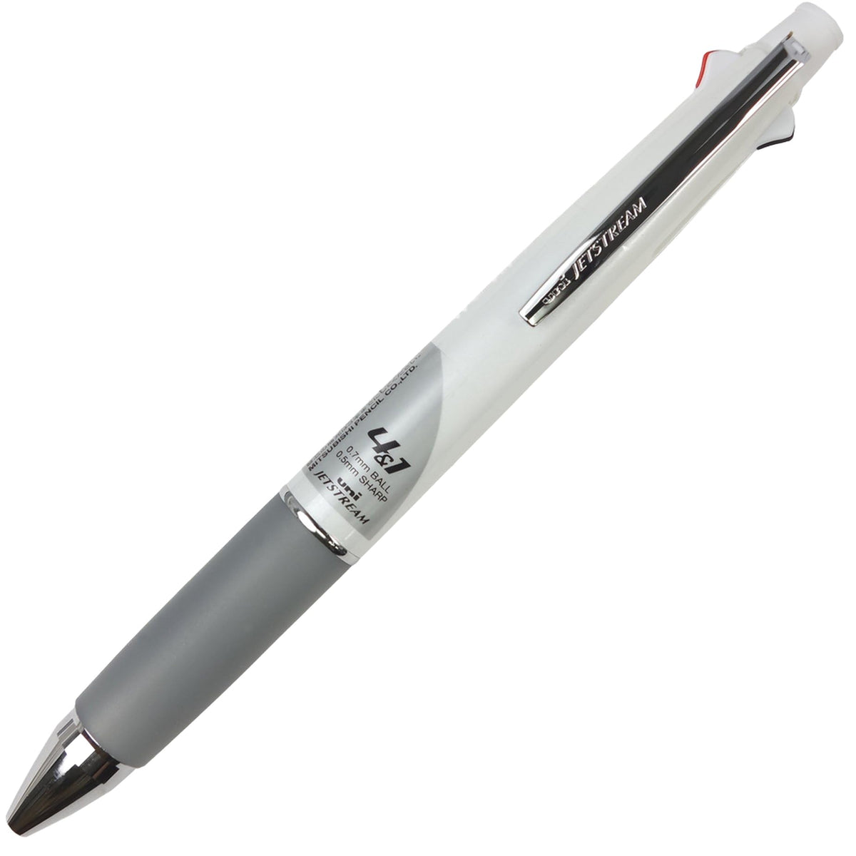 Uni Jetstream 0.7 mm Ballpoint Multi Pen and 0.5 mm Pencil, White Body (MSXE510007.1)