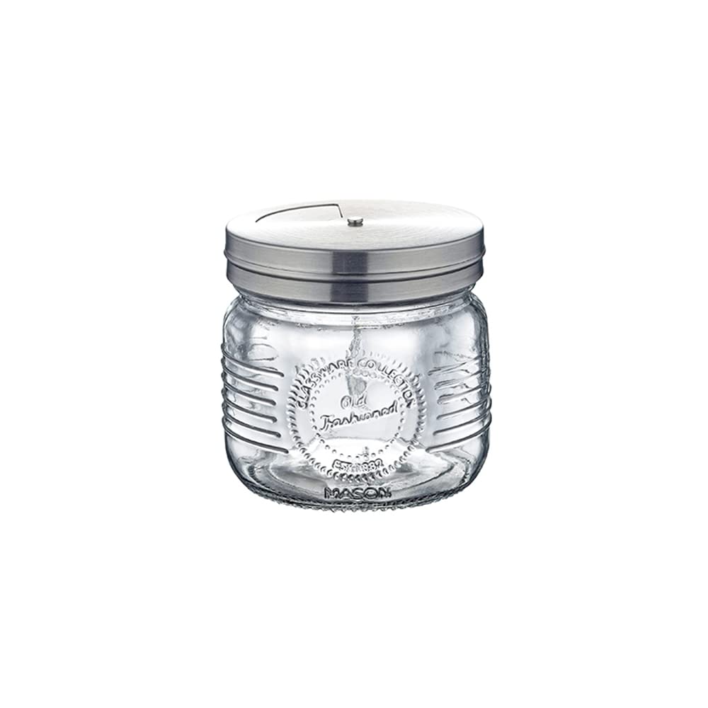 SALUS Spice Jar Glass Large Old Fashion