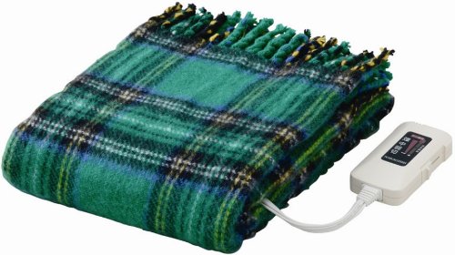 Nakagishi Electric Blanket Green Check NA-052H(G) 1 (1)