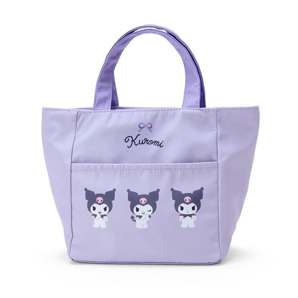 Sanrio Kuromi Insulated Lunch Bag, Kuromi-chan, 8.3 x 11.8 x 4.5 inches (21 x 30 x 11.5 cm), Character