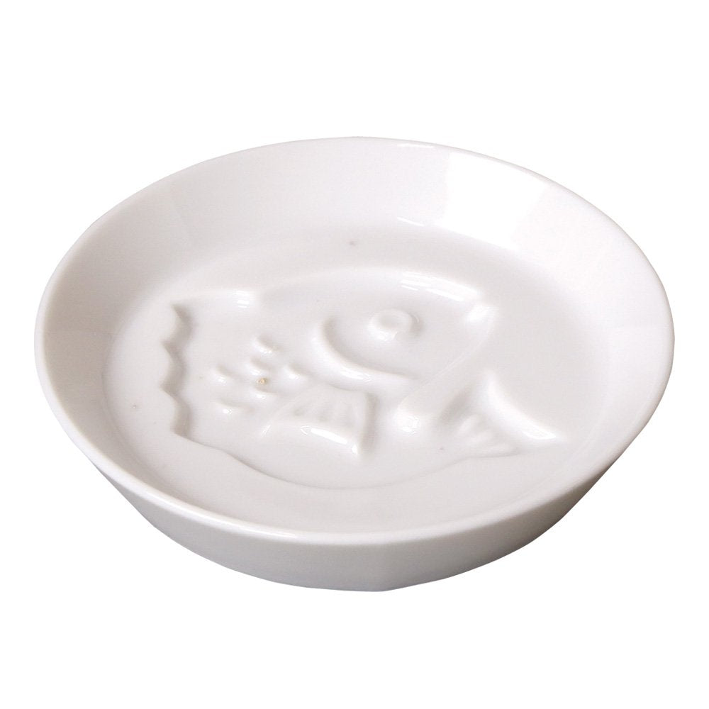Yamako Soy Sauce Plate with Embodied Pattern, Sea Bream