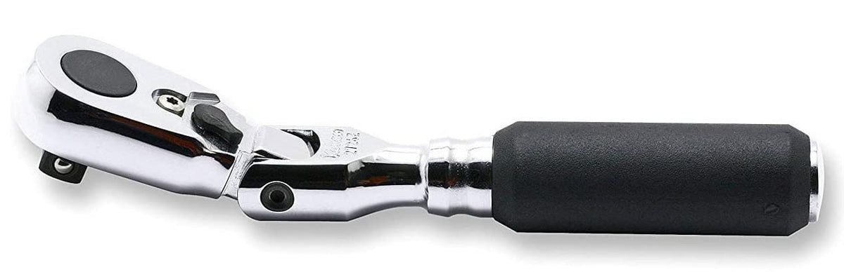 Ko-Ken USA - 1/4 SQ.DR. Ratchet Handle 72 Teeth Flexible Head