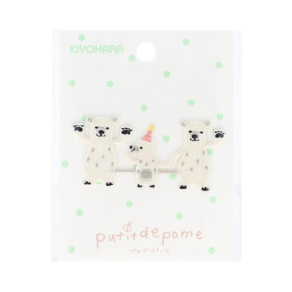 KIYOHARA putidepo-mu Continuous Patch Polar Bear PTM – 411