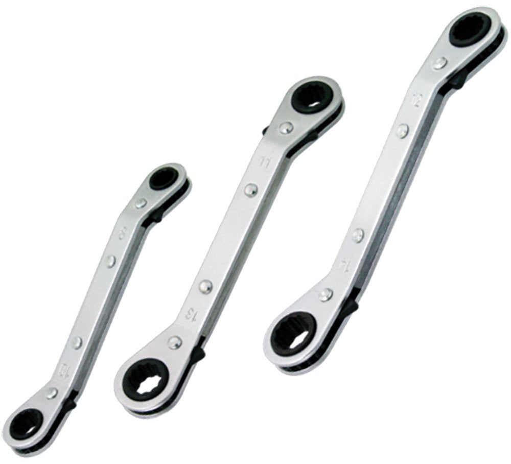 TMC RS-130 3pc Ratchet Set, Offset Type