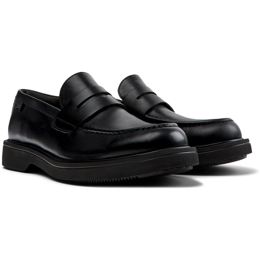 Camper K101001 Men's Loafer, Business Casual, Black_T100, 25.5 cm