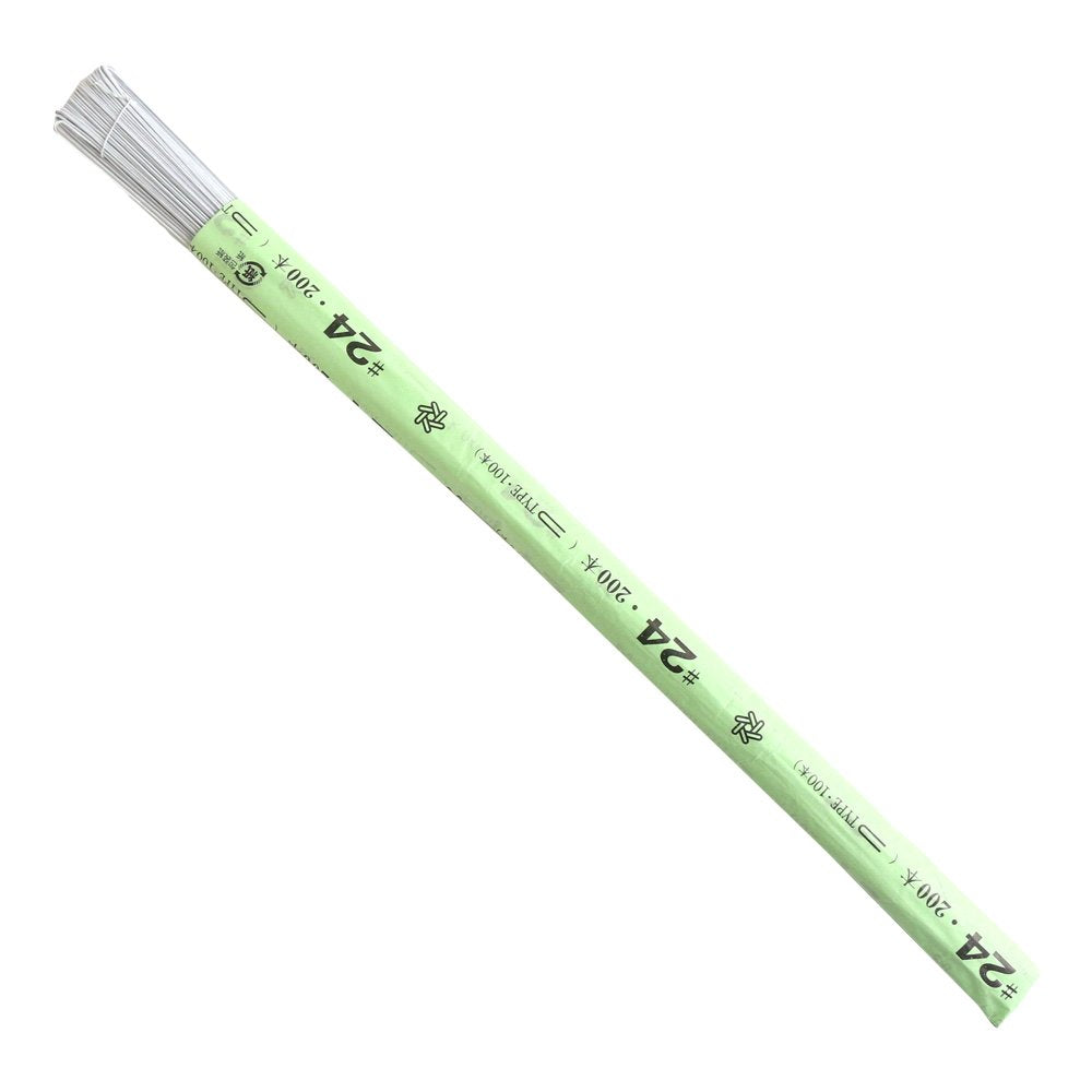 Nippon Chuko Roll Wire #24 100 Pieces, U-Shaped, Total Length 28.3 inches (72 cm), White MAF-JW24W Craft Flower Ground Scroll Wire