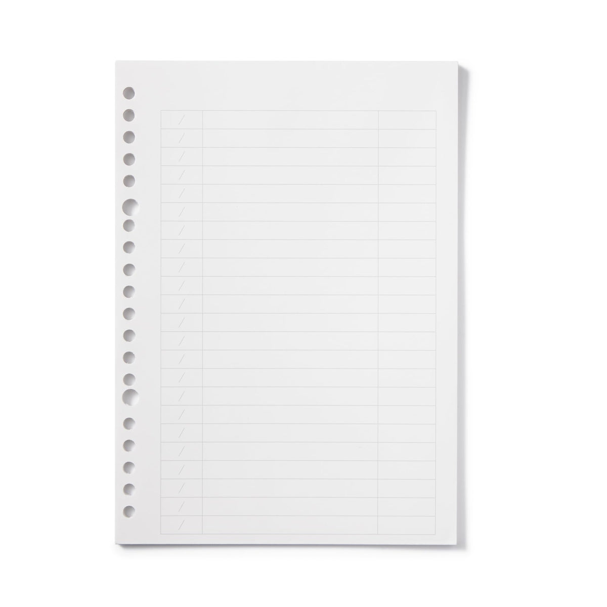 無印良品 MUJI 84476204 Refill Notebook Refills, Recordable Household Envelopes, A5, 20 Holes, 6 Sheets