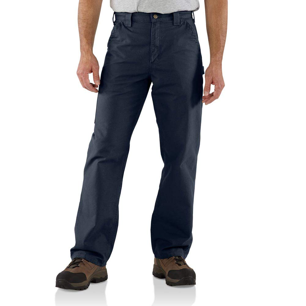 Carhartt Men's Loose Fit Canvas Utility Work Pant, Navy, 32W x 36L