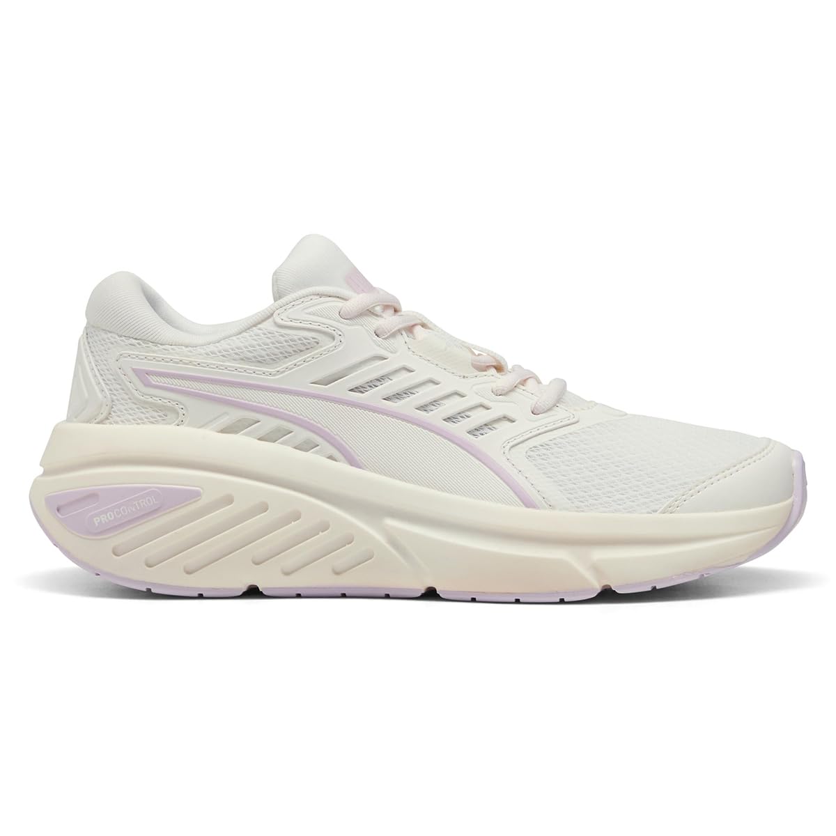 PUMA(プーマ) Men's Running Shoe, 25 Spring Summer Color Warm White/Rose Mauve (04), 24.0 cm