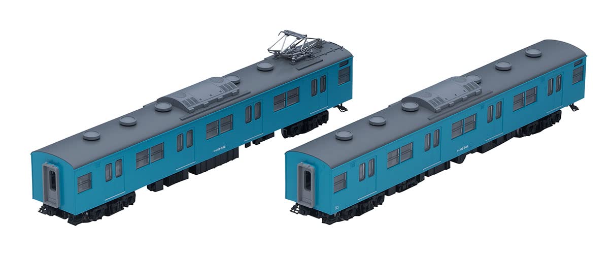 TOMIX 98496 N Gauge JR 103 Series JR West Japan Specifications, Black Sash, Sky Blue, Expansion Set, Railway Model, Train