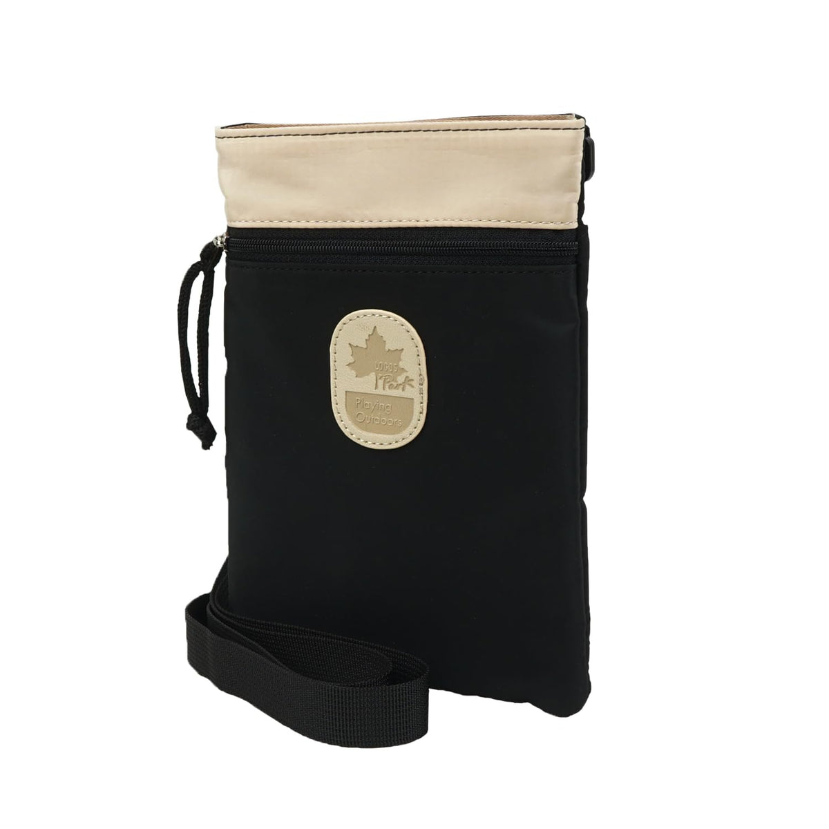 Logo Spark Smartphone Shoulder Portrait Wallet Shoulder Pochette 2-Way Black, Black, One Size