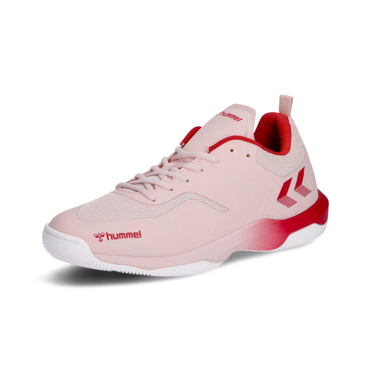 hummel(ヒュンメル) Men's Handball Shoe, Pink x Red (2520), 25.5 cm