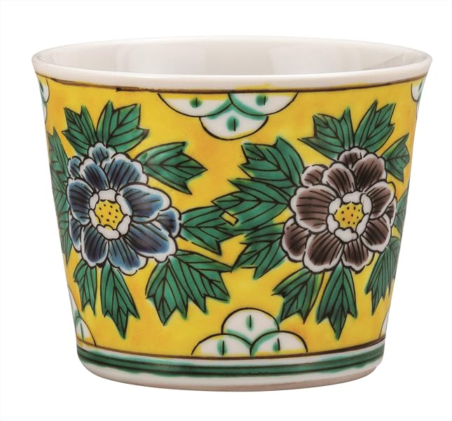 Nakamaru K9-412 "Kyutani Ware" Buckwheat Insect & Yoshidaya Peony