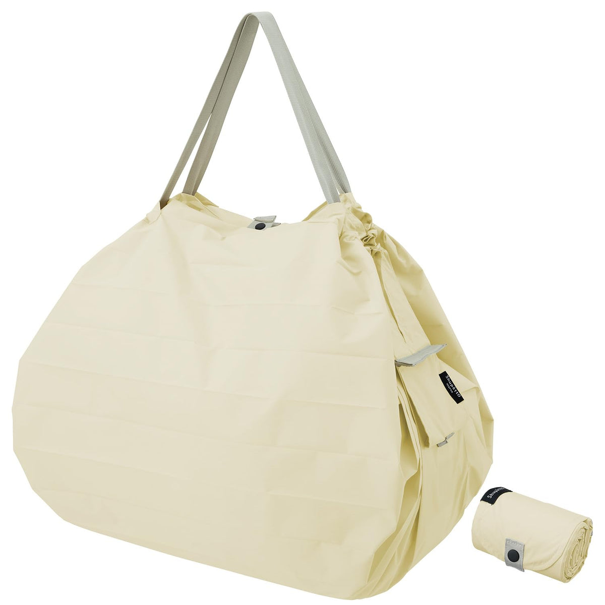 Marna Shupatto S515BE Compact Bag, M (3.9 gal (15 L) / Cashewnut), Spat Eco Bag, Folding, Shopping Bag (Compact/Durable)