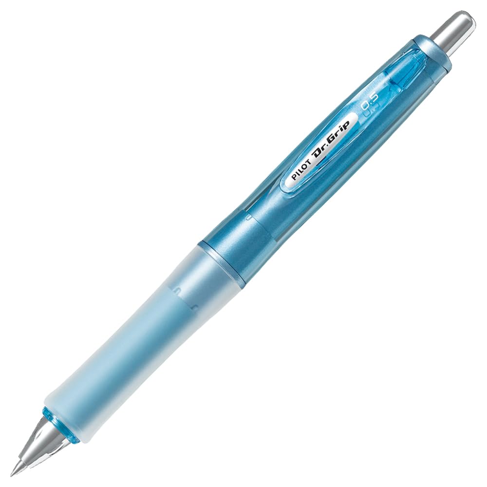 Pilot Ballpoint Pen, Dr.Grip G, 0.5mm, Extra Fine, Light Blue (BDGN-60EF-SL)