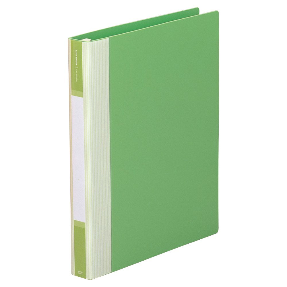 Lihit Lab G3902-6 Refill Binder, A4, 30 Holes, Yellow-Green