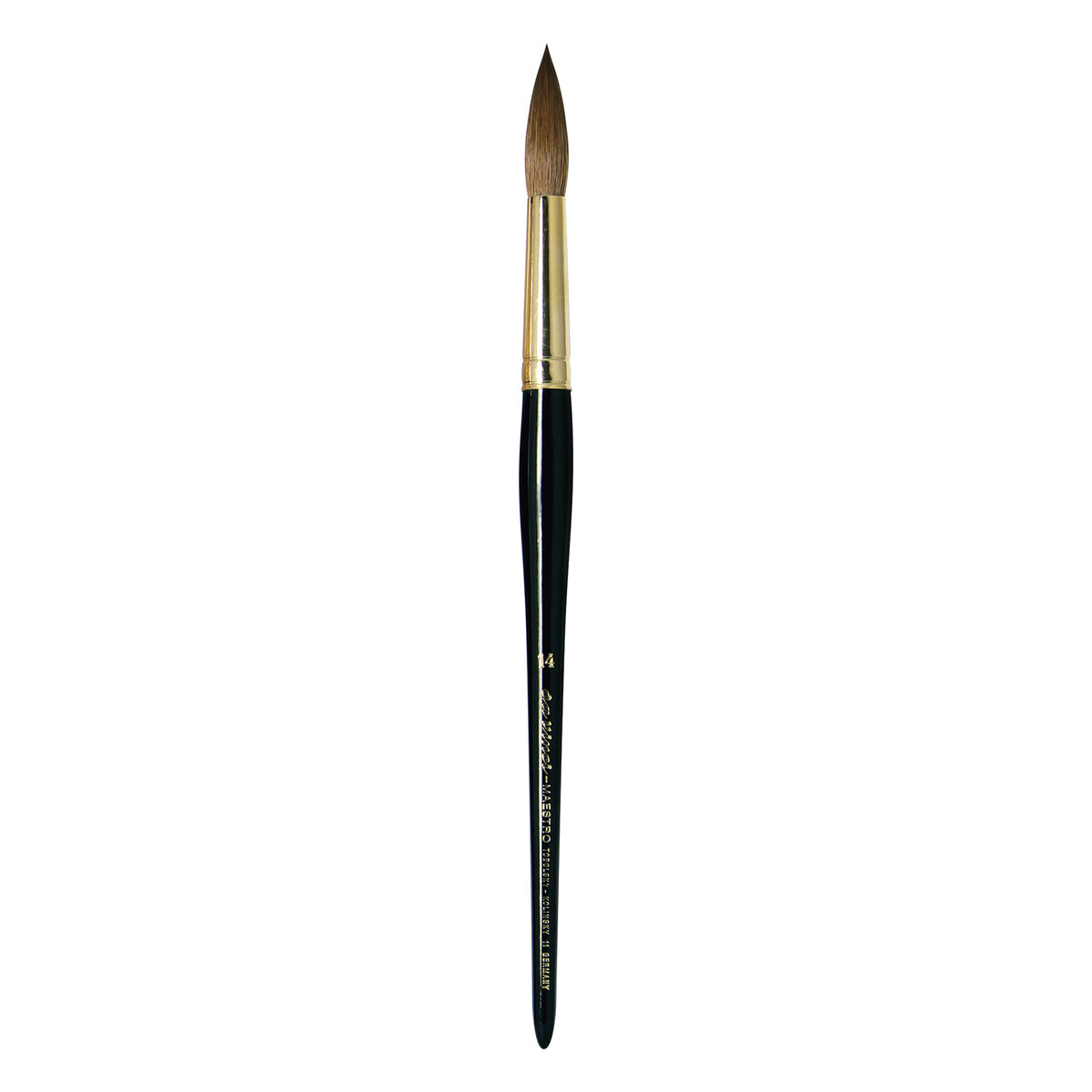 da Vinci Brushes da Vinci Series 11 Maestro Paint Brush, Fuller English Kolinsky Red Sable, Size 14 Watercolor Round