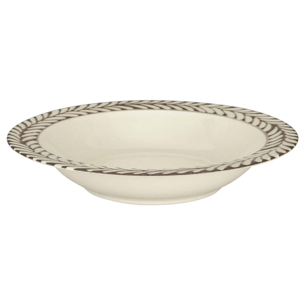 Ichiku Mino Ware 127-0608 Curry Plate, Pasta Plate, Approx. 8.3 inches (21 cm), Microwave, Dishwasher Safe, Blow, Ivory, Made in Japan