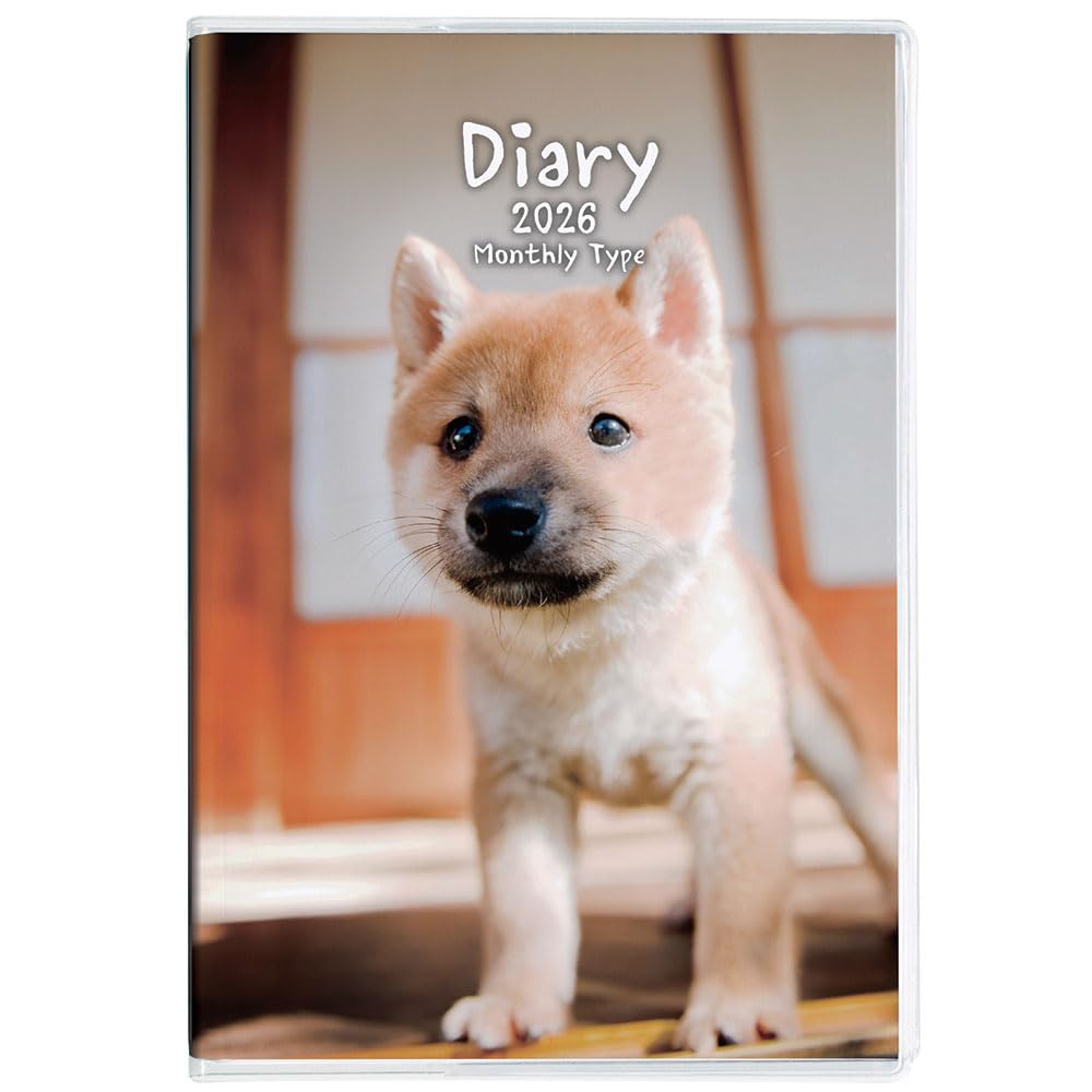 Nakabayashi Note Diary 2026/A6/Dog 3 NS-A601-26DO3 [PT1]