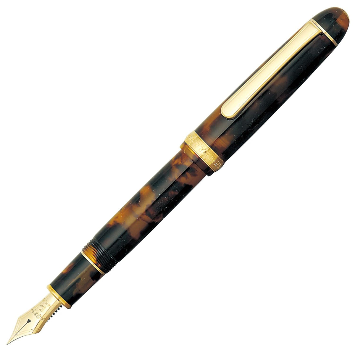 Platinum Fountain Pen, Celluloid, Medium Nib, Beckow PTB-35000#62-3