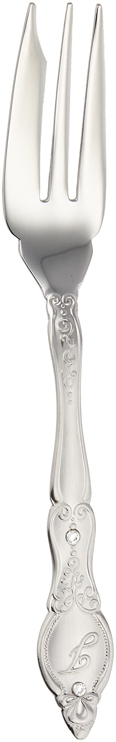Narumi SK600-12 Jill Stuart Cake Fork, Length 5.9 inches (15 cm), Rhinestone Included, Made in Japan