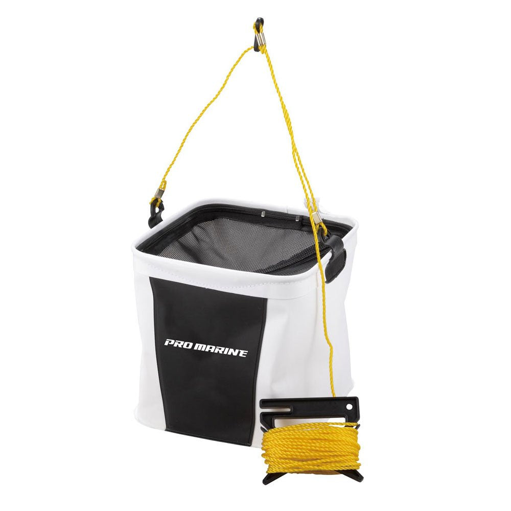 PRO Marine AEC070-21 EVA Hypermesh Inverted Bucket, DX Square, 8.3 inches (21 cm), Random Color, Black and White
