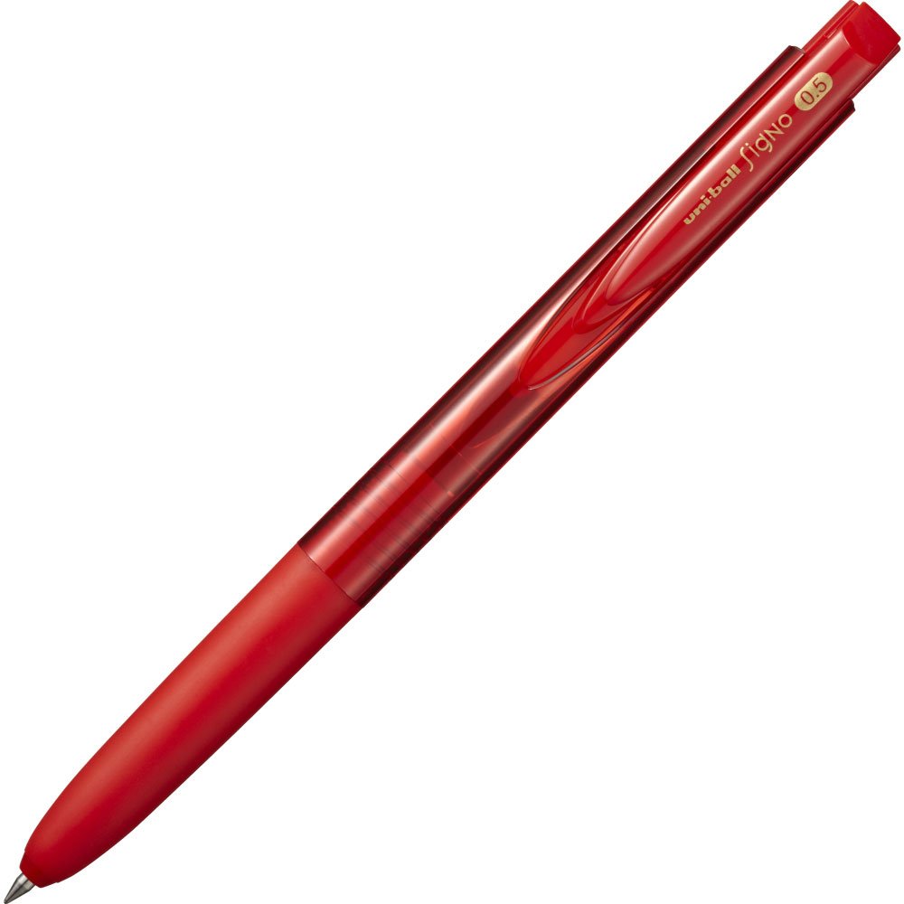 Uni Ball Signo Knock Ballpoint Pen RT1 0.5mm Color, Red (UMN15505.15)
