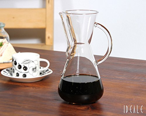 kemekkusu (Chemex) Coffee Maker 3 Cup cm – GH with Handle [parallel import goods]